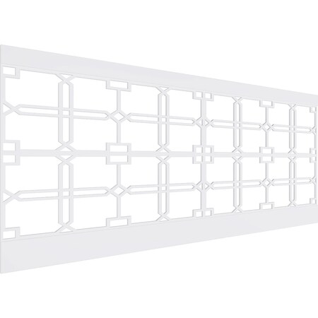 Ekena Millwork 40"H x 94 1/2"W Englewood PVC Wainscot Paneling Kit WPK40X94EWD